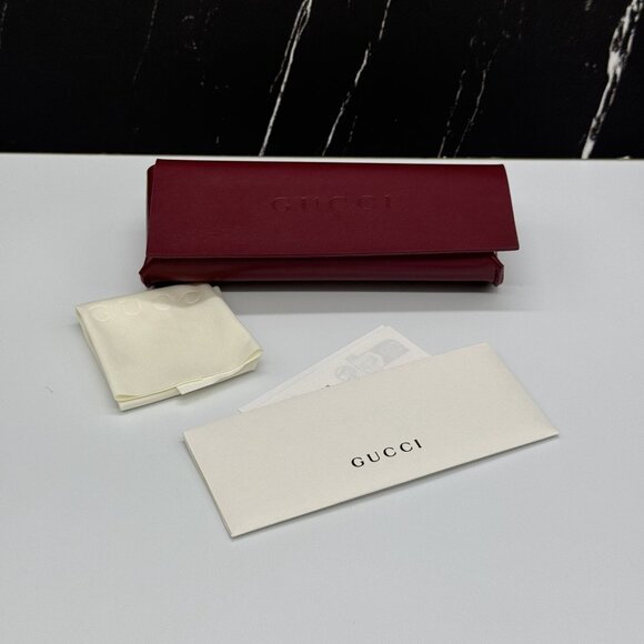 NEW GUCCI SUNGLASSES SILVER UNISEX EYEWEAR GUCCI GG1808S 004 - Picture 13 of 13